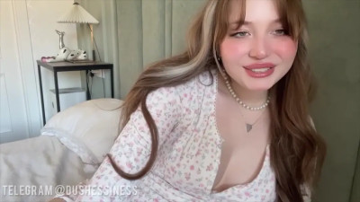 DushessIness Plays With Her Tits And Pussy