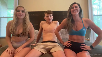 Bryce Adams Threesome With Blonde Teen