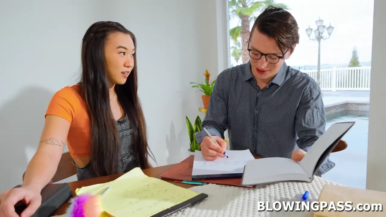 Kimmy Kimm Wants To Taste Her Tutor's Cock - ePornLeak