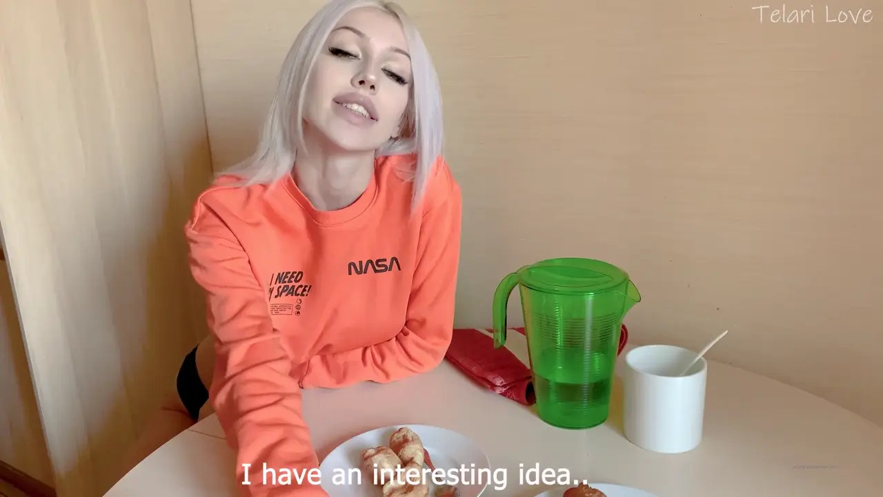 Telari Love Is Anally Creampied On The Breakfast Table - ePornLeak