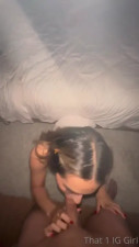 That1iggirl Sucks And Fucks Her Man's Cock