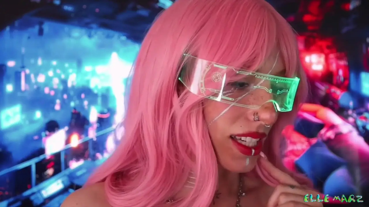 Elle Marz Rides Her Dildo In A Sci-Fi Outfit - ePornLeak