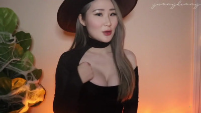 Horny Asian Witch Yummy Kimmy Shows Of Her Skills