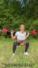 Elia Soumise Outside Anal