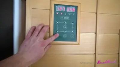 Brandi Braids Sneaky Sauna Blowjob