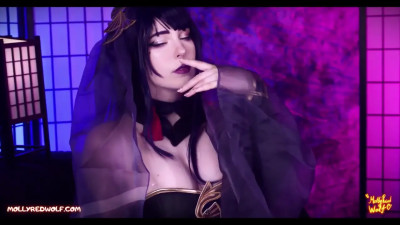 MollyRedWolf Likes Portraying Raiden Shogun As A Little Slut