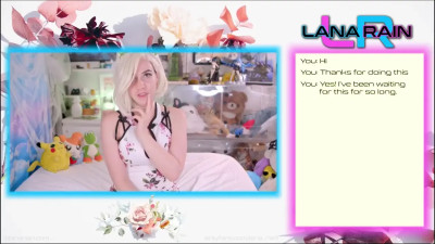 Lana Rain Fucks Herself With A Dildo In A Live Show