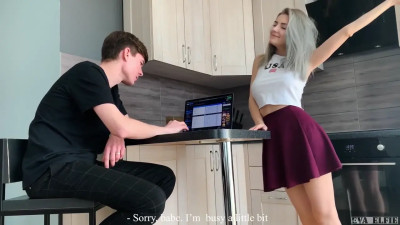 Bad Girl Eva Elfie Gets Fucked Behind Her Boyfriend's Back