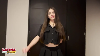 Shy Young Debbie Botero Gets Her First Casting