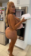 Allegra Cole Surgically Enhanced Tits And Ass