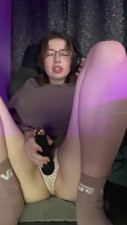Dani Daae Masturbates On Her Gamer Setup