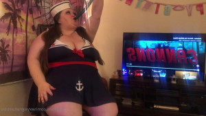 Tammy Jung [ sexysignaturebbw ] - Getting spanked doggy by a Bull 🥹😈