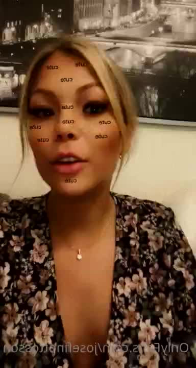 Josefin Ottosson [ josefinottosson ] - welcome home  senpai  I hope you don t mind being teased - ePornLeak