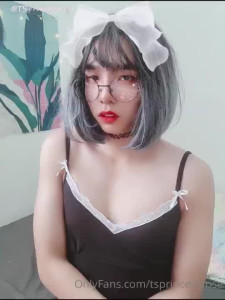 Princess Rosé [ tsprincessrose ] - Fucked bare back & my cunt sprayed with huge spunk load!