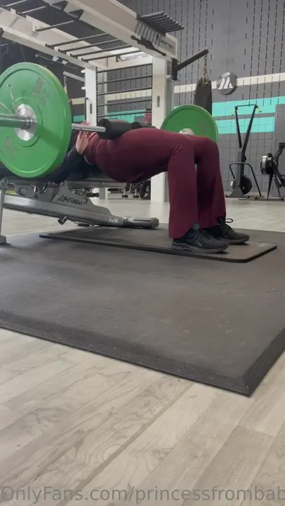 PrincessFromBabylon Training At The Gym - ePornLeak