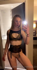 Hj123 Flexing In Lace Lingerie With Ass And Pussy Out