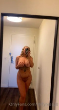 Millymae20 Touches Her Big Tits And Shows Ass In The Mirror