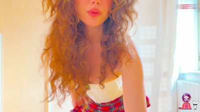 Schoolgirl Cleopatra Sinns Stripping