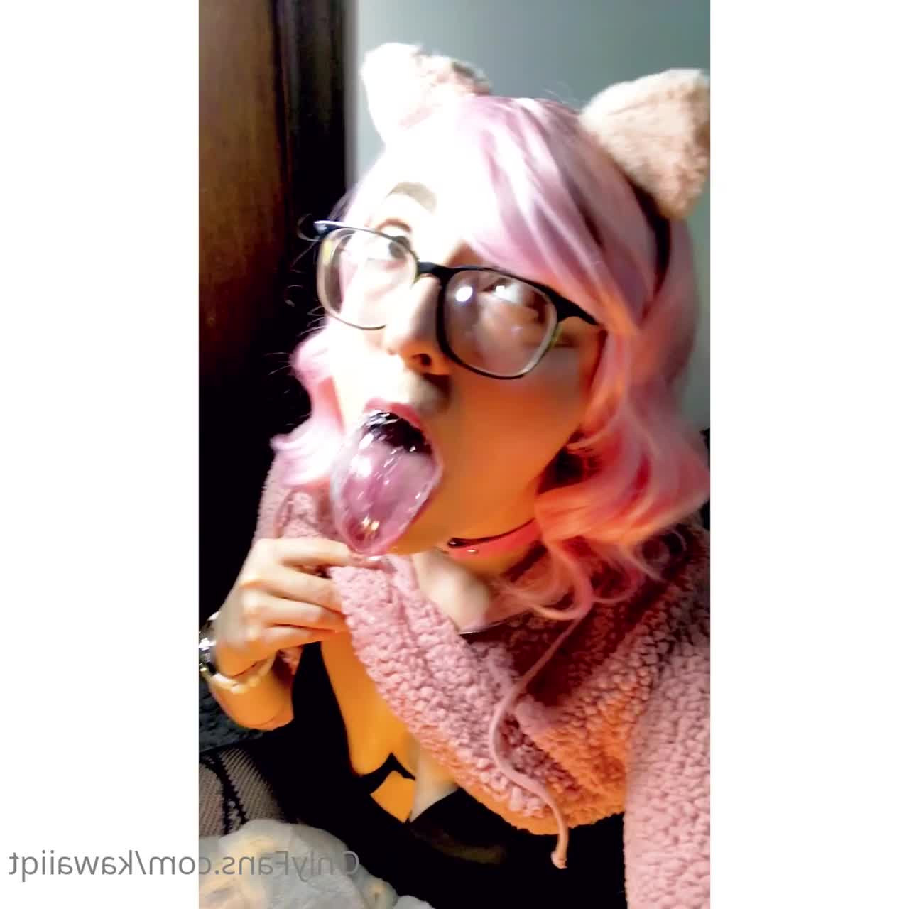 KawaiiQT - Dirty daddy talk JOI BlowJob Cum Countdown and Teasing 14 min  Tip  - ePornLeak