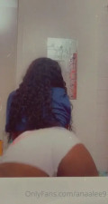 Anaalee9 Twerking In Her Tight White Shorts