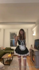 Naughty Kellykeegs Teases As A Slutty Maid