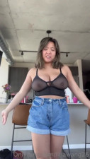 Linawang26 Shows Off Huge Tits In Slutty Top