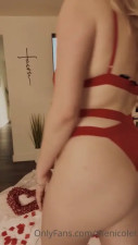 Thenicolet Being Naughty In Her Slutty Valentine's Day Outfit