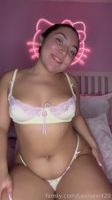 Lexisexi420 Masturbates With A Huge Dildo