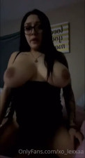 Og_Xolexa Rides Her Dildo On The Bed