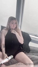 Rose Prosexx's Best Friend Is Her Wand Vibrator