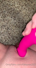Fattyass203 Teasing Herself With A Toy