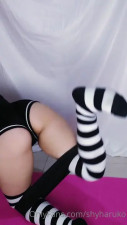 Shyharuko Shakes Her Ass In Skimpy Shorts