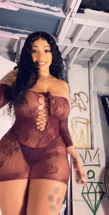 Chelasway In Her Skimpy See Through Outfit - ePornLeak