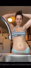 Climbonhannah's Little Strip And Full Tease