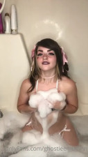 Ghostieemuffinn Soapy Fun In Her Bikini