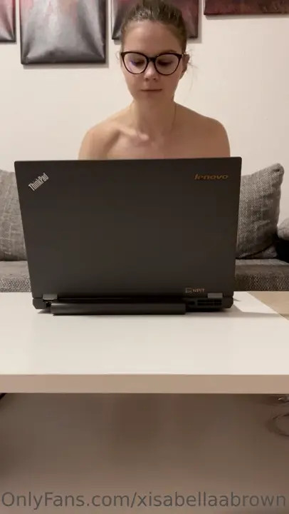 Xisabellaabrown Caressing Her Small Tits - ePornLeak