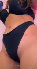 Nesssaaaaa Too Sexy In Black Bikini