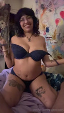Angelrecovery Teases Her Tits Before Sucking Cock