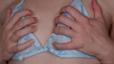Lustelf Jiggling Her Small Tits In A Bra