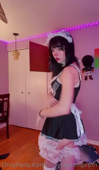 Rosylaurenprem Teases In Naughty Maid Outfit - ePornLeak