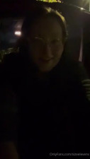 Sizeelevens Squirts In A Parking Lot