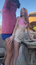 Myra Moans Lusty Backyard Sex With Drak
