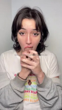 Mentallyillmile Deepthroats A Dildo Sloppily