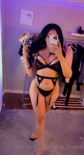 Lolaa_Loveee Shows Her Assets In Black Lingerie