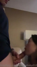 Peachiebaby0104 Strokes And Sucks BF's Dick