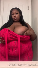 BBW Necyness2 Strips Naked Teasingly