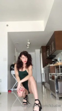 Kbabe Entices Her Viewers With A One-Piece Bikini