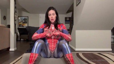 Kendra Lust Fucks Herself In Spidey Suit