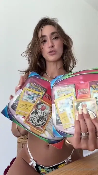 Natalie Roush Card Play And Striptease - ePornLeak