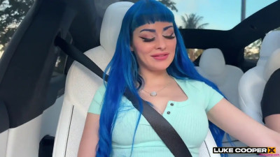Jewelz Blu Rides Luke Cooper's Cock In A Tesla